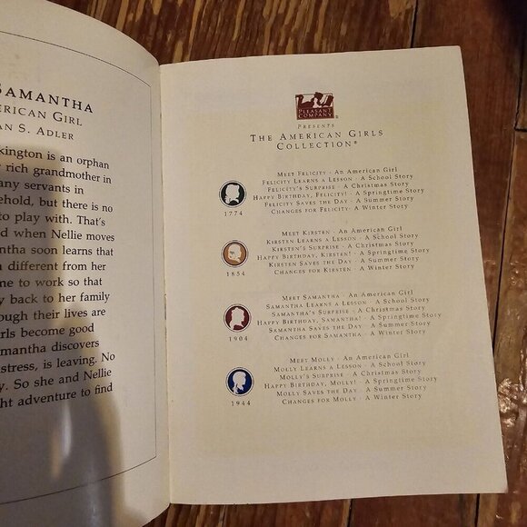 An American Girl Meet Samantha Book 1 1st Edition Vintage 1986 - Picture 7 of 13